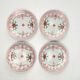 Set of 4 antique Arita porcelain plates