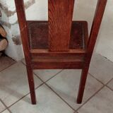 Chaise en cuir