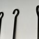 Modernist Fire Necessities in Steel and Brass with Hanging Tools, in the