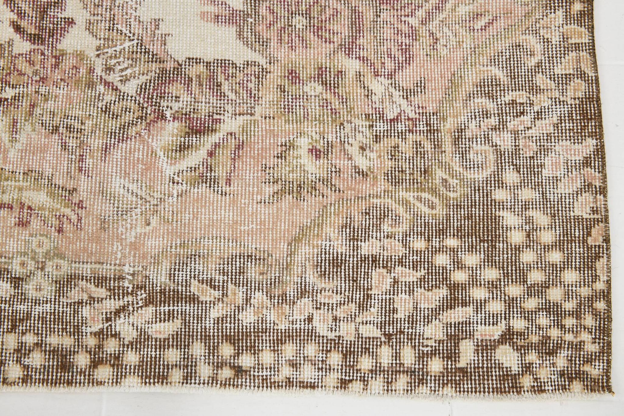 5x9 Rug For Living Room Brown Vintage Rug, 170x272Cm SK 5105
