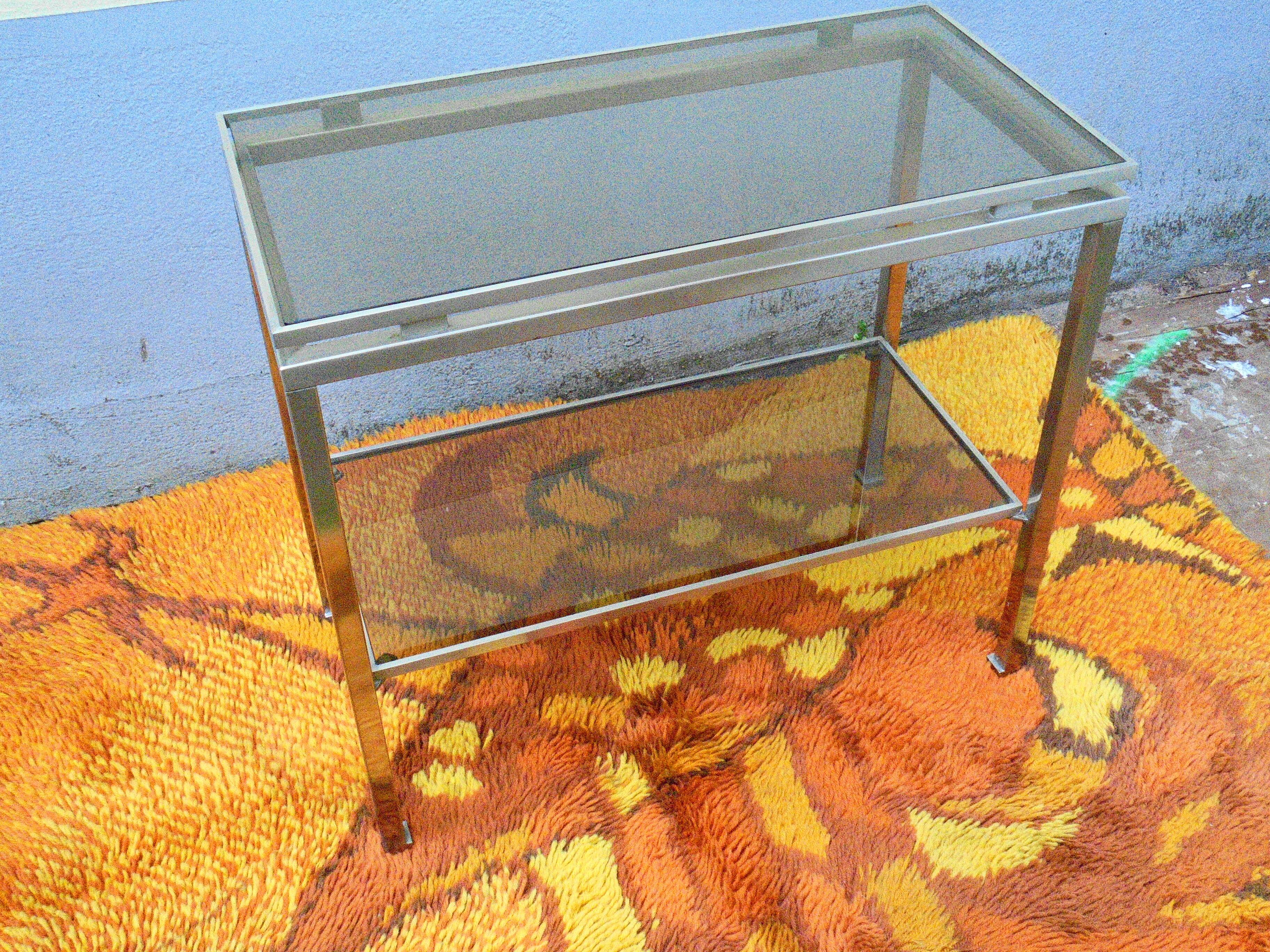 Console 2 trays of the Maison Jansen by Guy Lefevre années 50/60