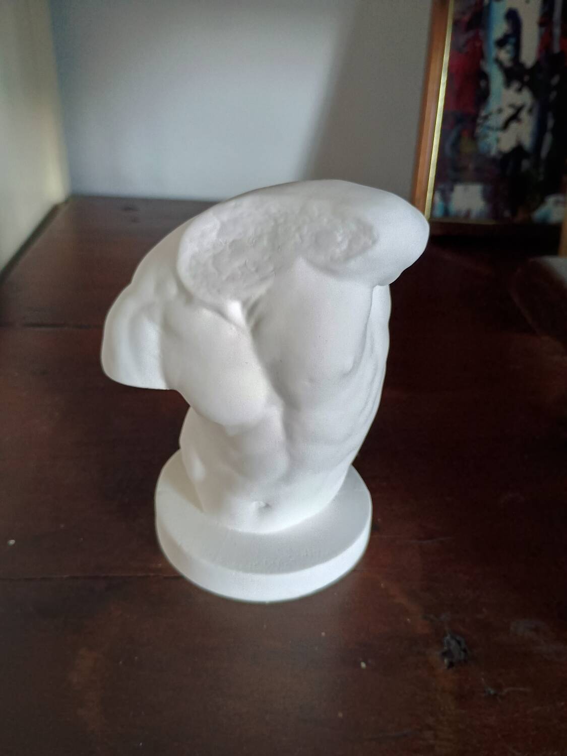 Small plaster bust