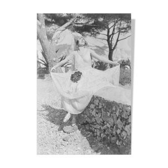 Silver photo black and white baryta paper ilford 310g 1910 40x60cm PINUP Recent print