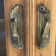 Magnificent Art Deco display cabinet sanded.
