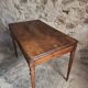French antique writing desk in walnut, Louis XVI style, late 19th century, circa 1880–1900.