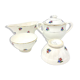 Flower ceramic tea service