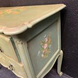 Dresser called "jumping" painted wood