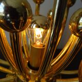 Pistillino gold wall lamp Studio Tetrarch Valenti design 70s