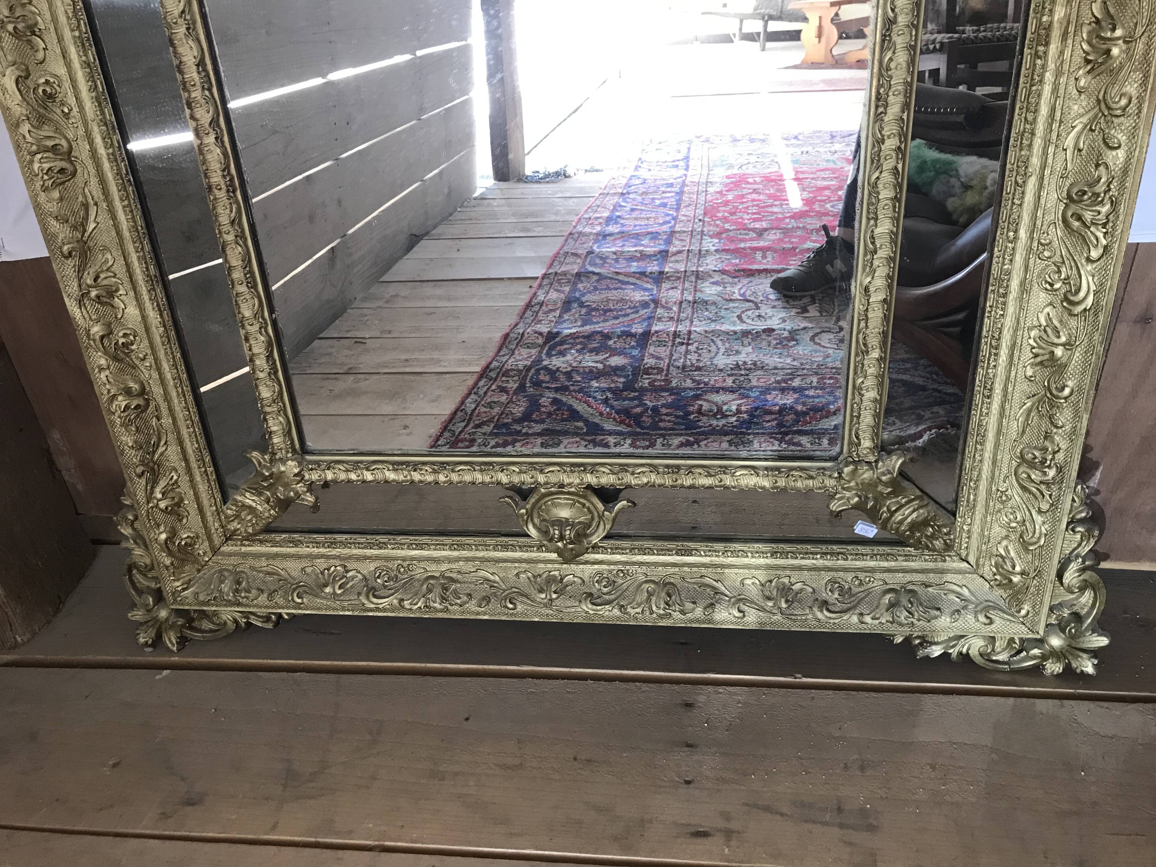 Miroir doré