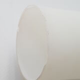 1950 vintage frosted glass suspension