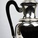 Empire-style tea and coffee service with ram's head spout - silver-plated, 5 pieces