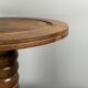 Chunky low wood turned side table in the style of Charles Dudouyt, 1950s