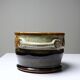 Large glazed stoneware vintage Japanese-style mug signed from the 90s-2000s.