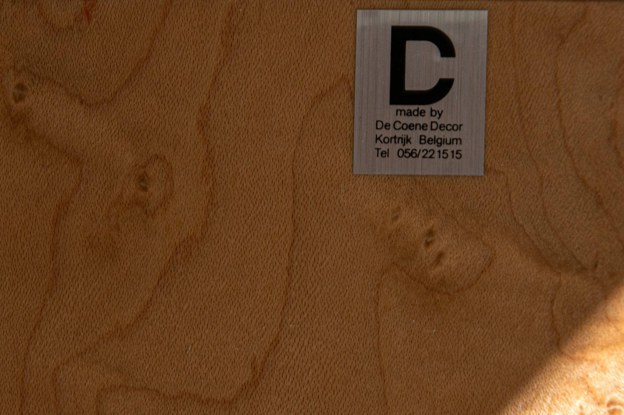 Fauteuil postmoderne de De Coene Decor Courtrai vers 1980