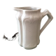 Antique ivory-coloured porcelain vase/pitcher