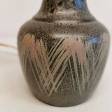Ceramic table lamp, made by Danske Vitrika in the 1960-1970s