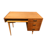 Bureau vintage chêne 1950 rénové