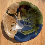 Ceramic dish signed Cerampuo