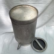 Farm milk can in aluminum stamped dimension: height -49cm- width -36cm-
