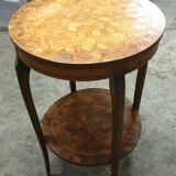 Side table louis xv in marquetry