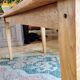 Table de ferme 200 x 80 chêne clair