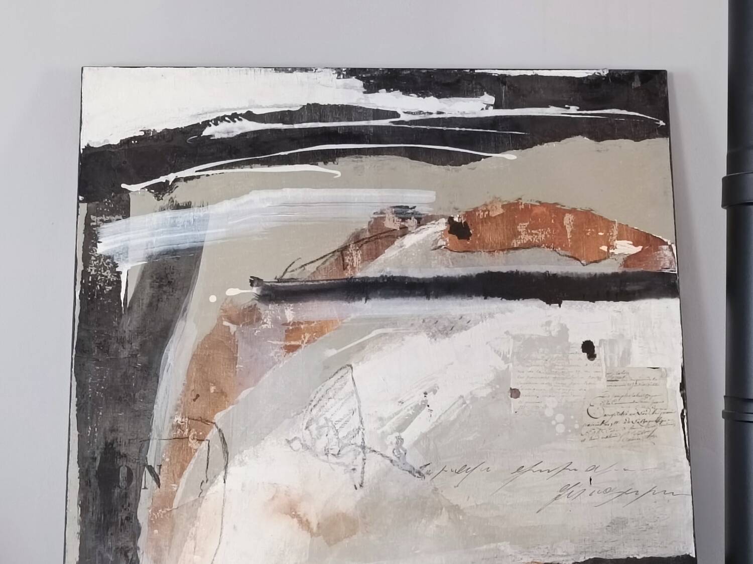 Abstract painting by Michelle Boissonnot