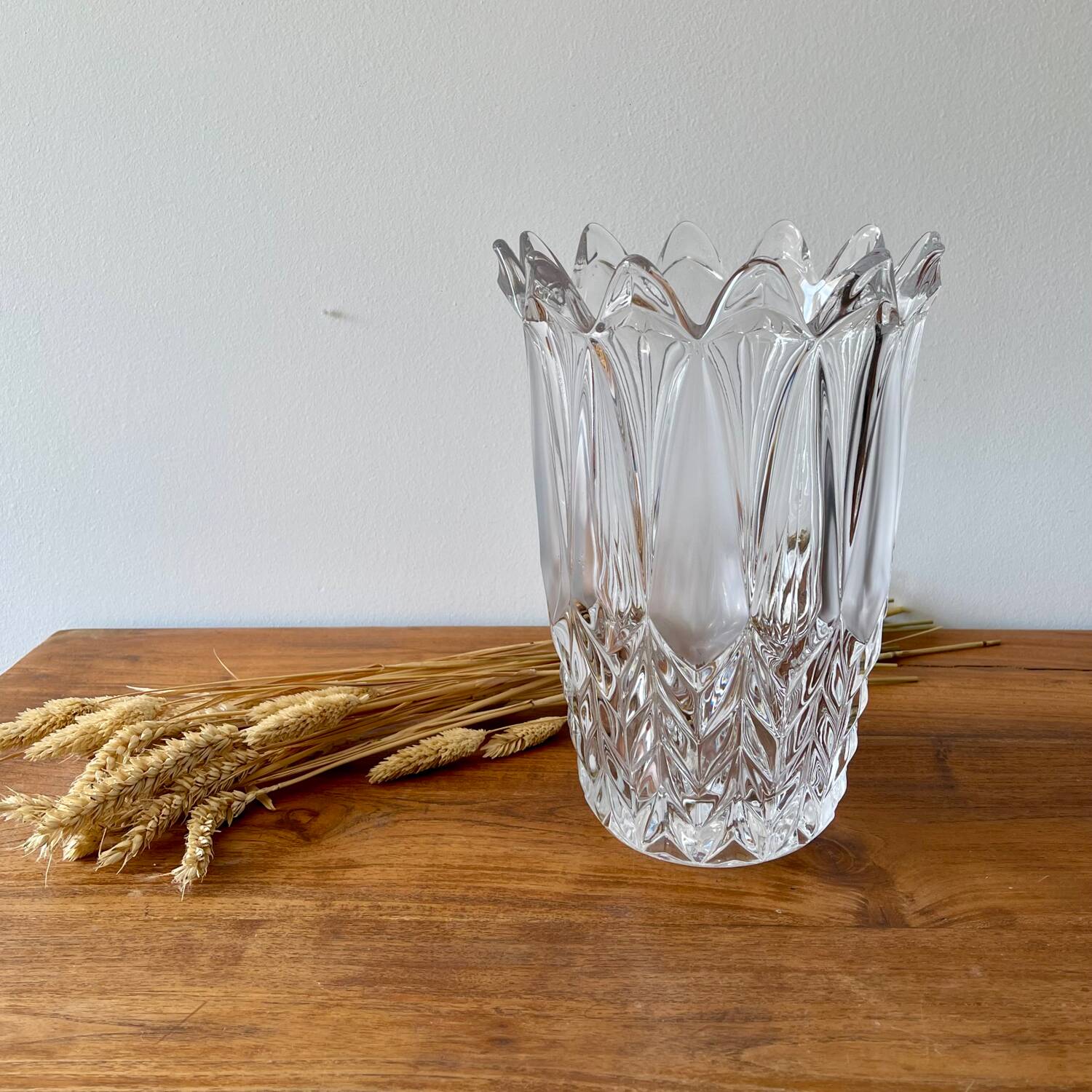 Crystal vase