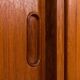 Hansen and Guldborg 3 bay teak wall unit, Denmark 1960s