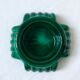 Green art déco ashtray