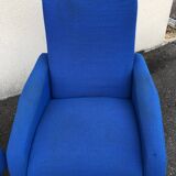 Vintage 60s Design Blue Armchairs