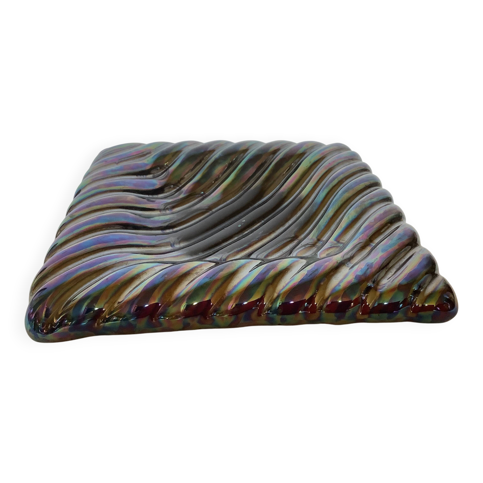 70s iridescent black pocket emptier