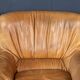 Vintage 20thc pair of italian leather lounge chairs by rossi di albizzate