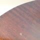 Art Deco pedestal table, mahogany veneer, diameter 60.4 cm