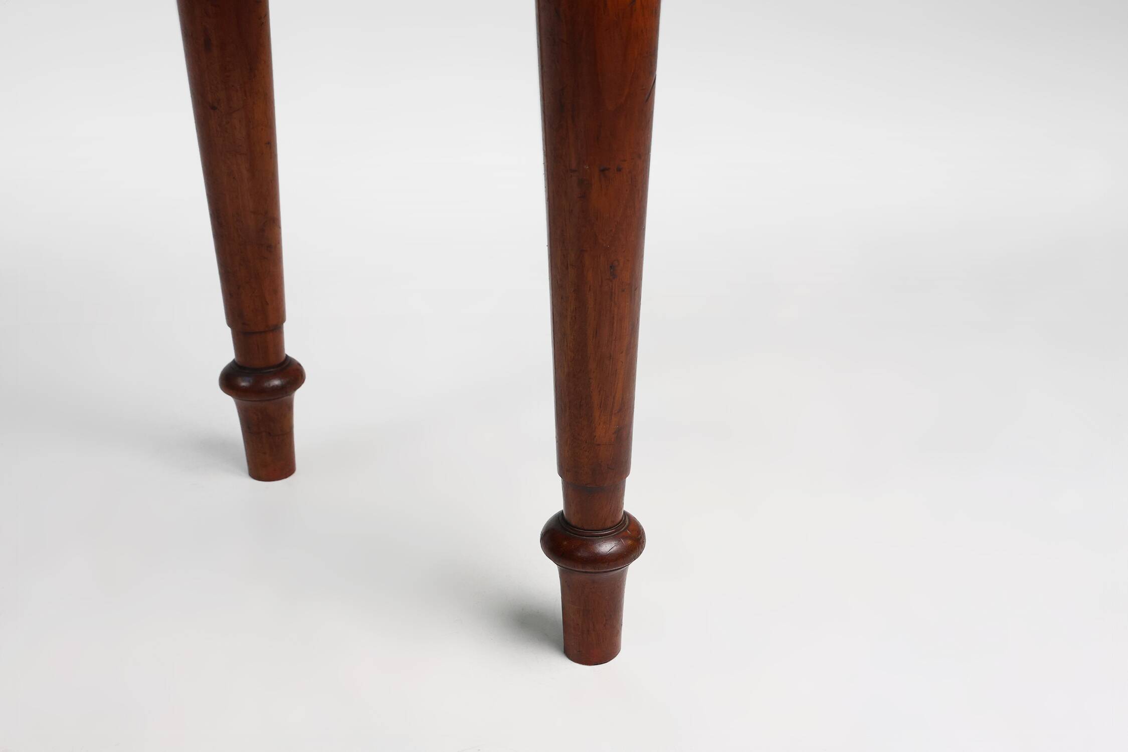 Elegant Mid 19th century English side table in full wood