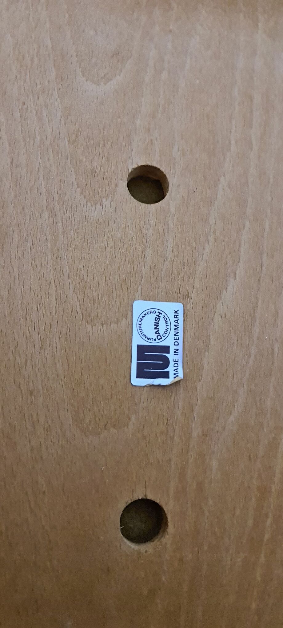 Set of four vintage Danish design dinning chairs by M mobil