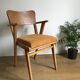 Bridge velvet curry armchair and compass feet