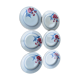 6 assiettes à dessert porcelaine de Gien pontoise