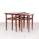 Danish design teak nesting tables, 1960s