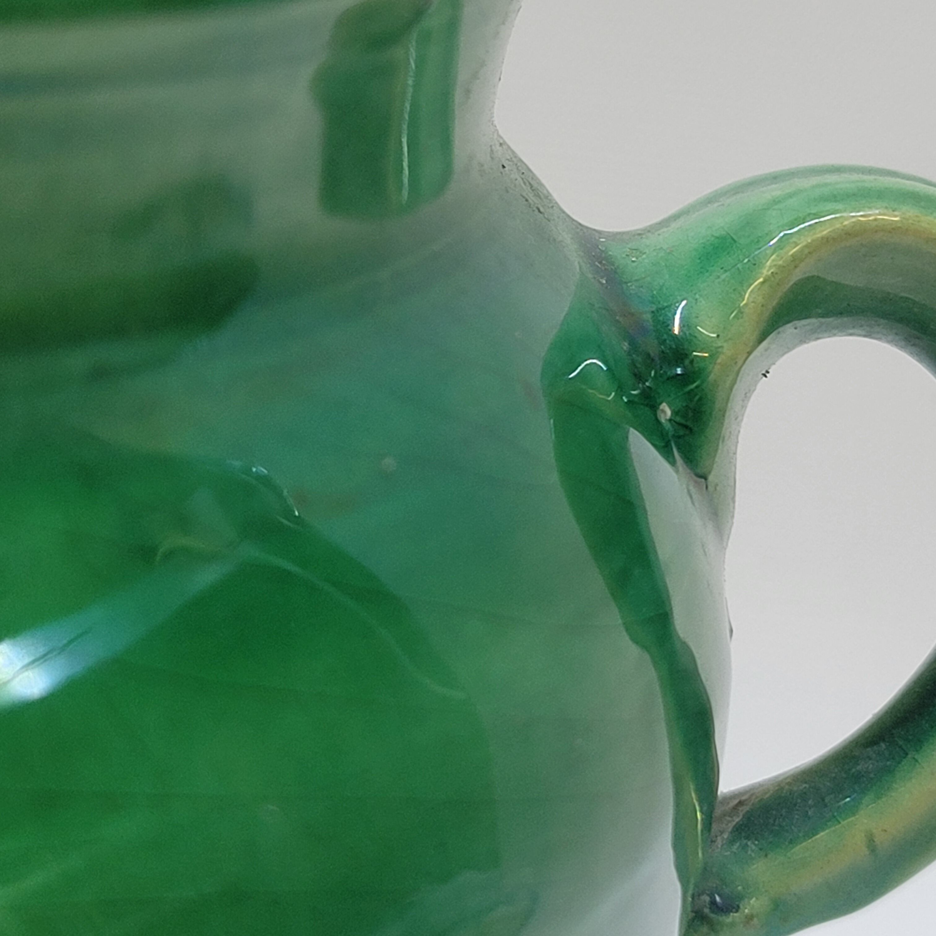 Green Glazed Terracotta Pottery