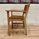 SUITE DE 4 FAUTEUILS ESTAMPILLE "HANS WEGNER" 1960.