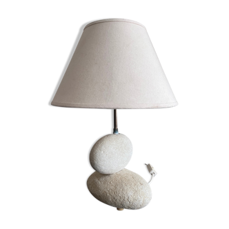 Lamp with stone base 1970