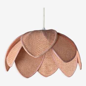 Suspension in rattan flower