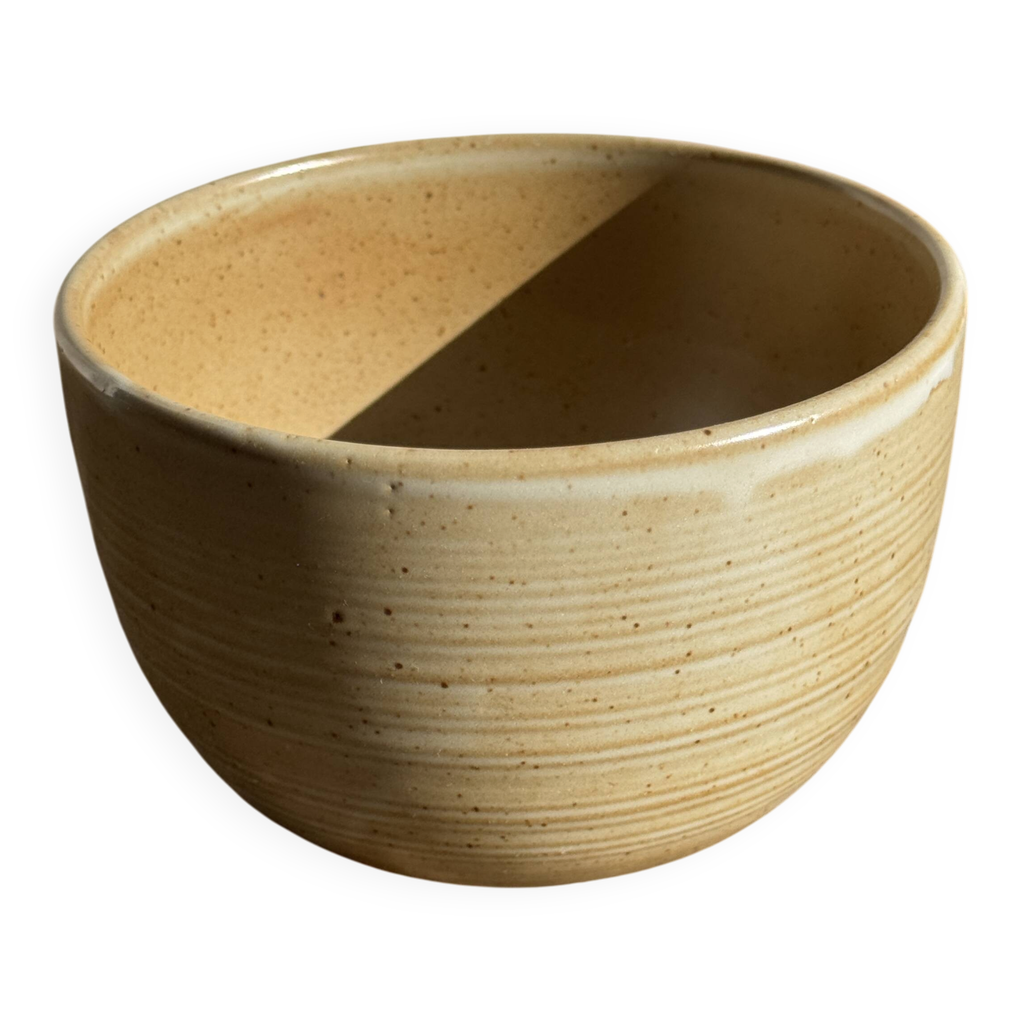 Mini stoneware bowl CNP Village France H7.5 D12