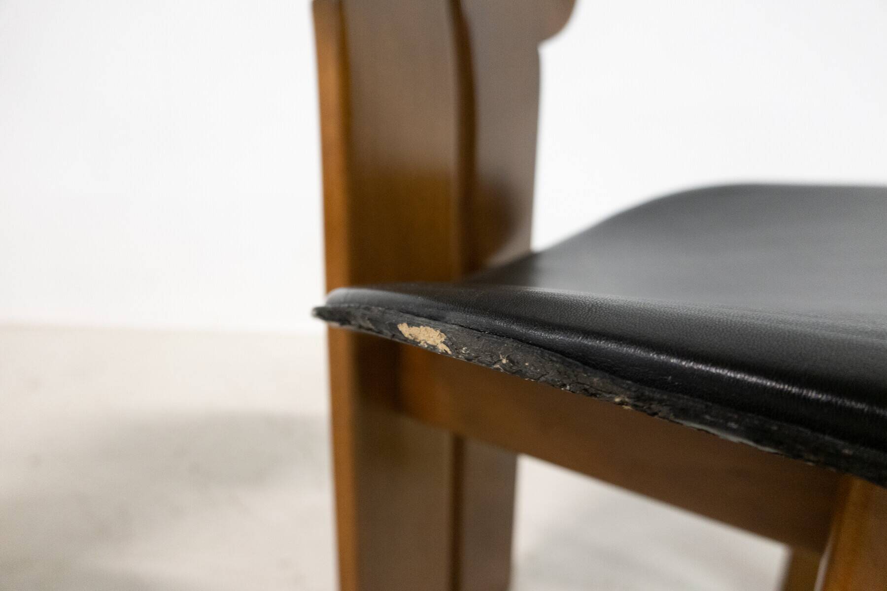 Mid-Century Modern Set of 6 Africa Chairs by Afra & Tobia Scarpa for Maxalto, 1970s