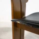 Mid-Century Modern Set of 6 Africa Chairs by Afra & Tobia Scarpa for Maxalto, 1970s