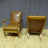 Paire de fauteuils XXème