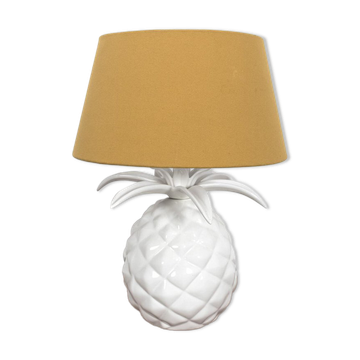 Lampe de table en pin vintage