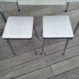 Formica table 2 chairs 2 stools