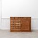 Old workshop furniture from 1930 in fir wood.