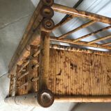 Vintage bamboo shelf 80cm